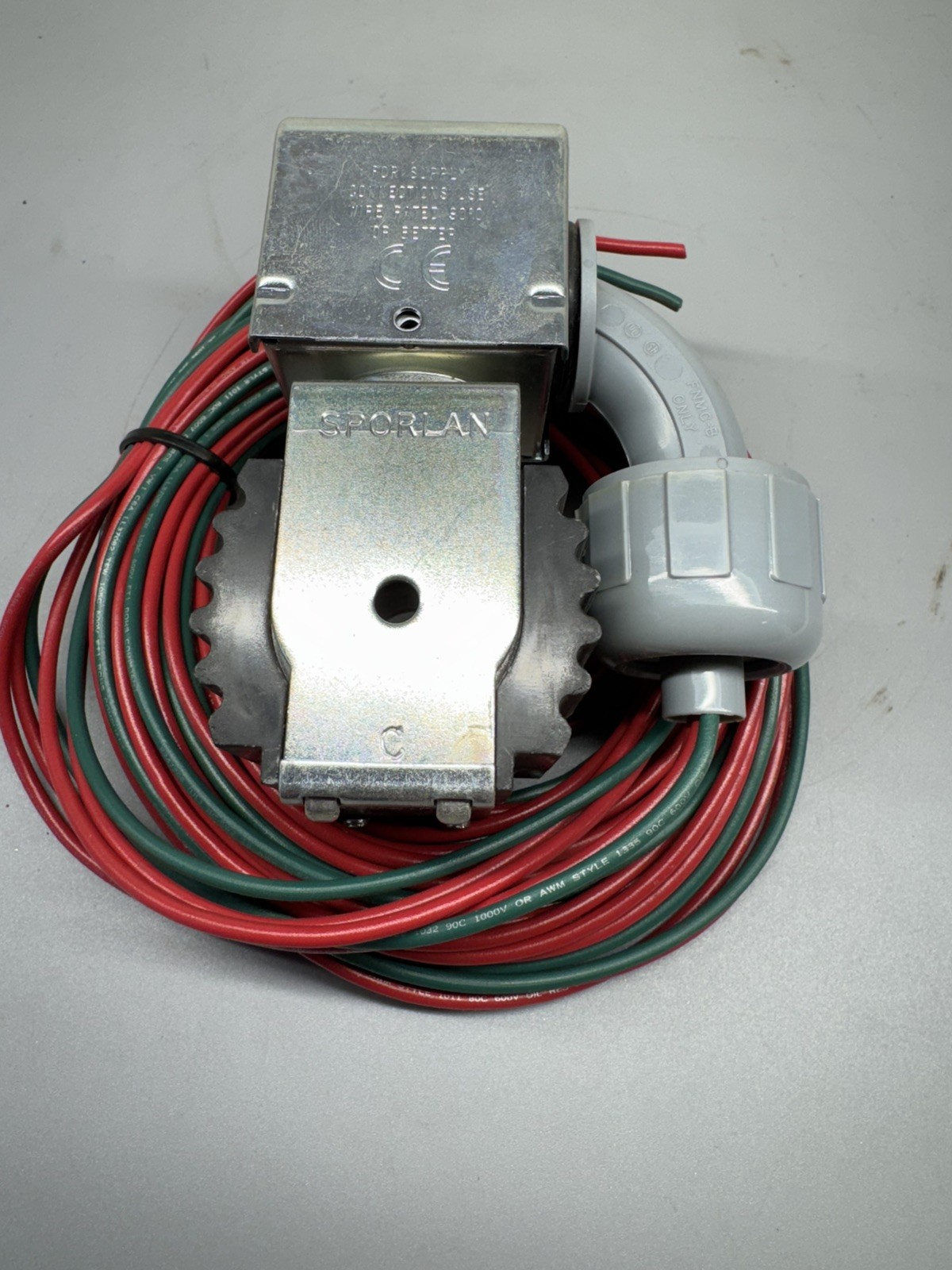 Sporlan MKC-2 Solenoid Valve Coil 208-240VAC 15W W/ 19 ft Prewired 18AWG leads.
