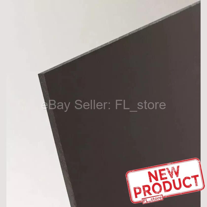 Black Plastic Sheet High Density Polyethylene 1/2″ Thick x 24″ L X 12″ W HDPE