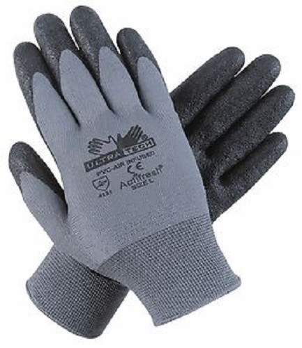 12 pr MCR Safety 9699 XS UltraTech PVC Dip Stretch Nylon HPT Extra Small Gloves