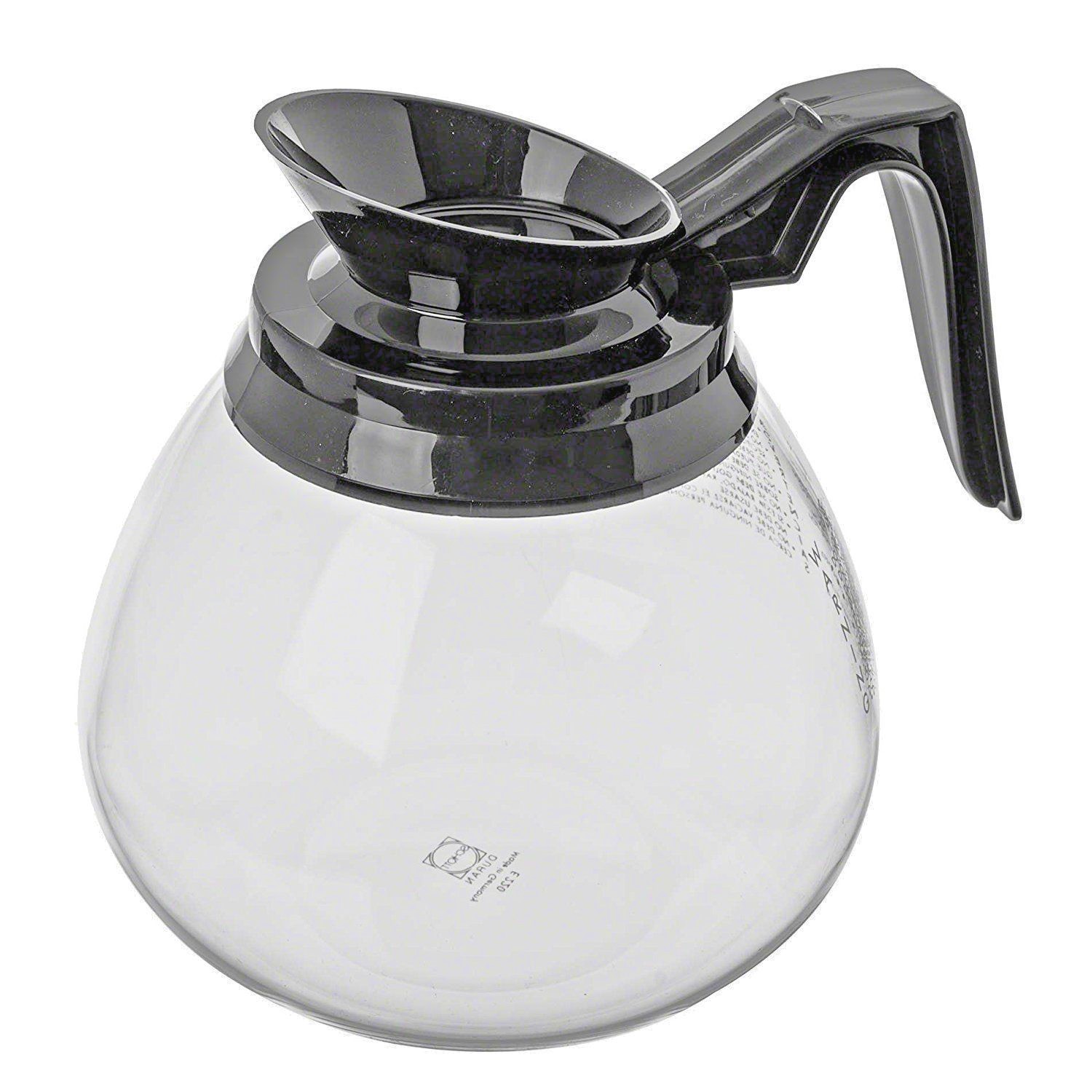 For BUNN Commercial Brewer – 3 Coffee Pots/Decanters/Carafes Black & Orange, NEW