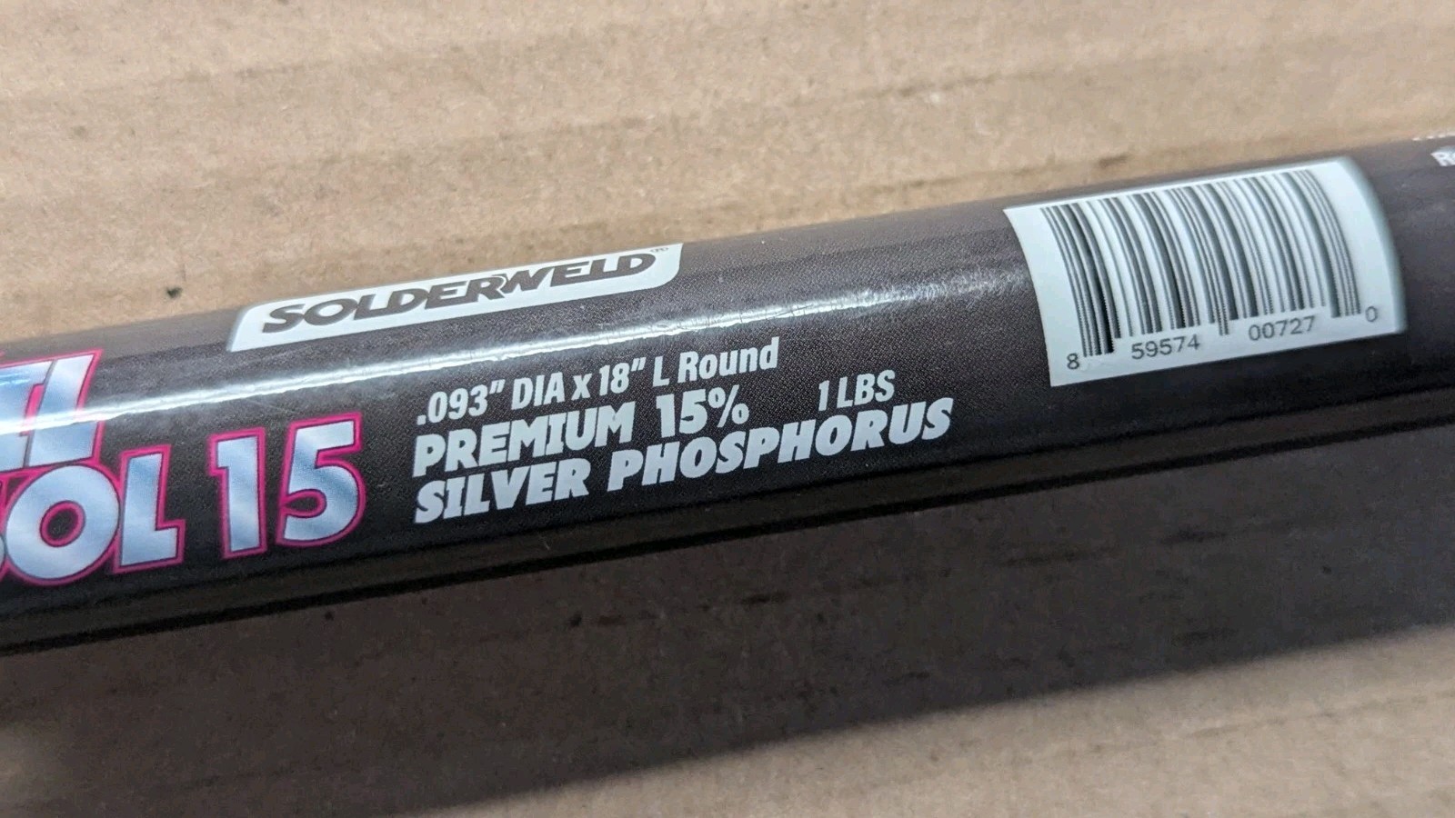 1LB SolderWELD 15% Ag Silver Sil-Sol Copper Brazing Rods 18″ SW-SS1524K HVAC USA
