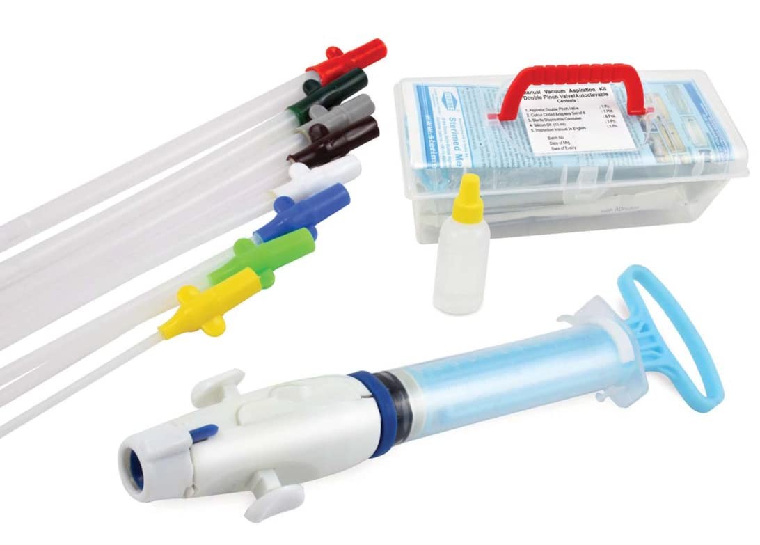Otica Sterimed Manual Aspiration Kit Double Pinch Multicolor