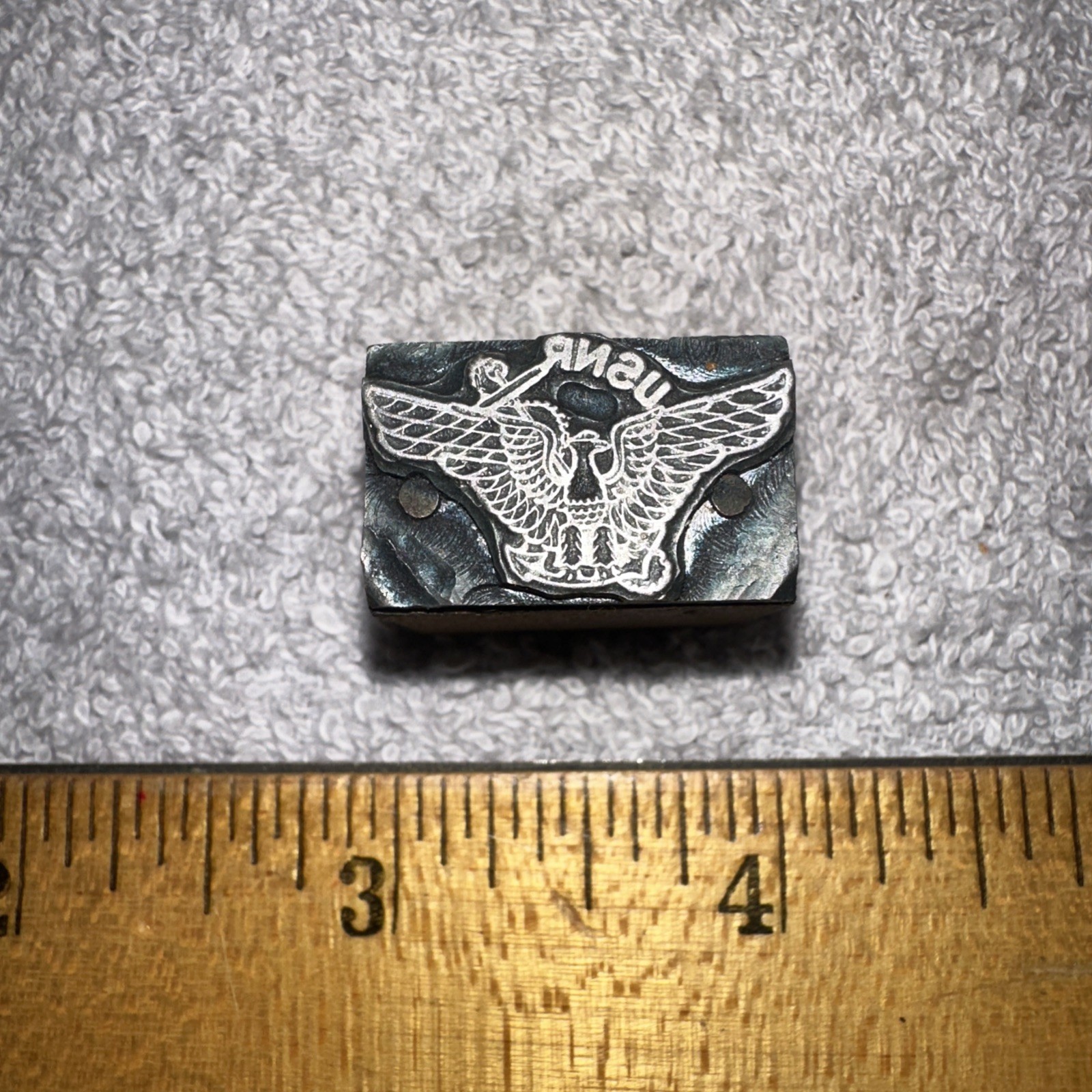 Printing Block ( USNR Majestic Eagle ) United States Navy Reserve ??￼￼