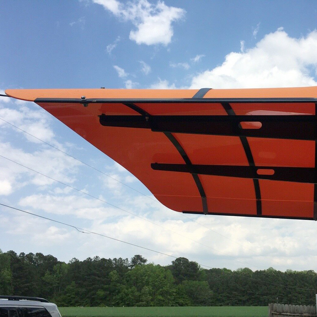 For Kubota, Kioti, Agco Tuff Top Tractor Canopy 48-3/8″ X 48-3/8″ -Orange