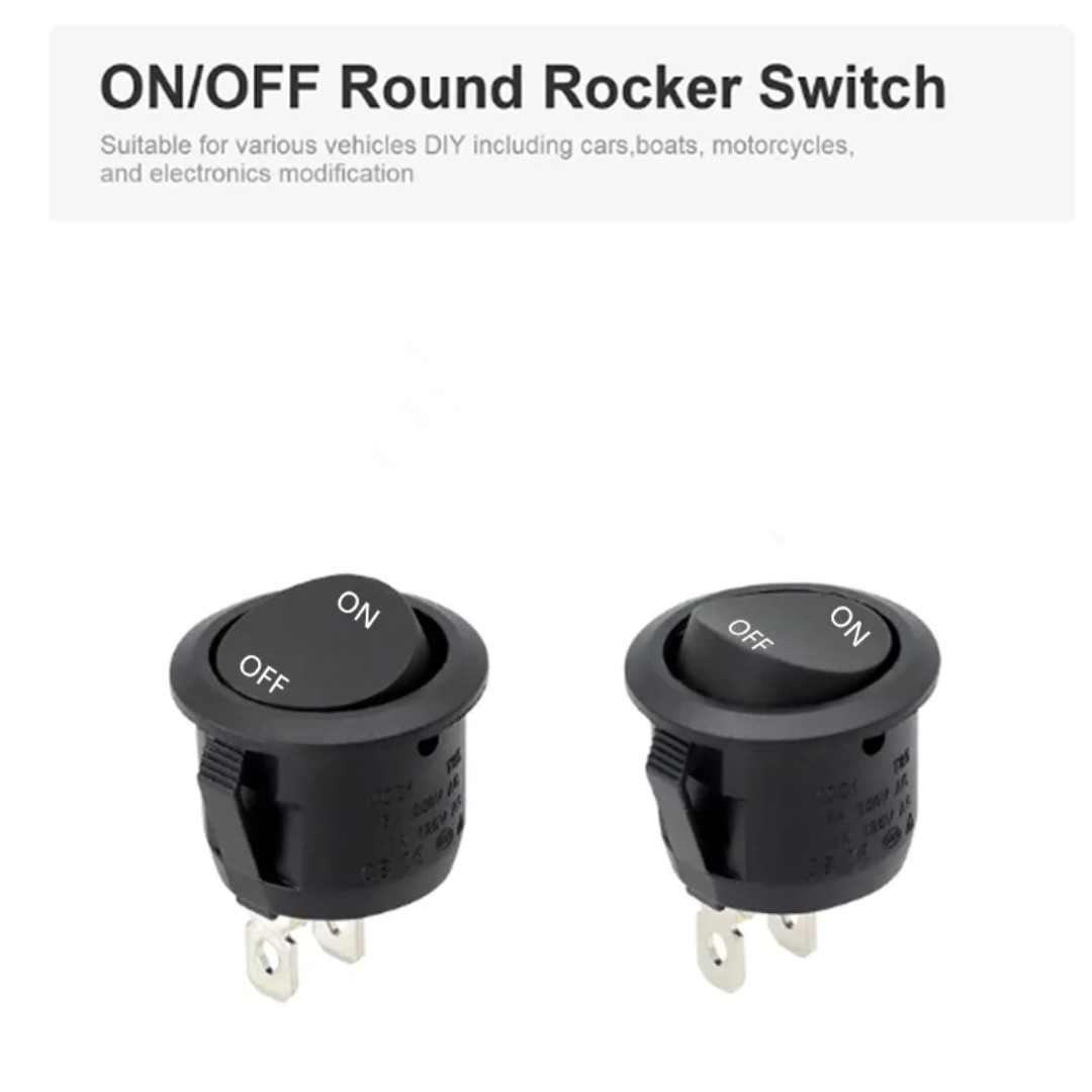 Toggle SWITCH ON/OFF Heavy Duty 6A/250V 10A/125V SPST 2 Pin Terminal Car Boat