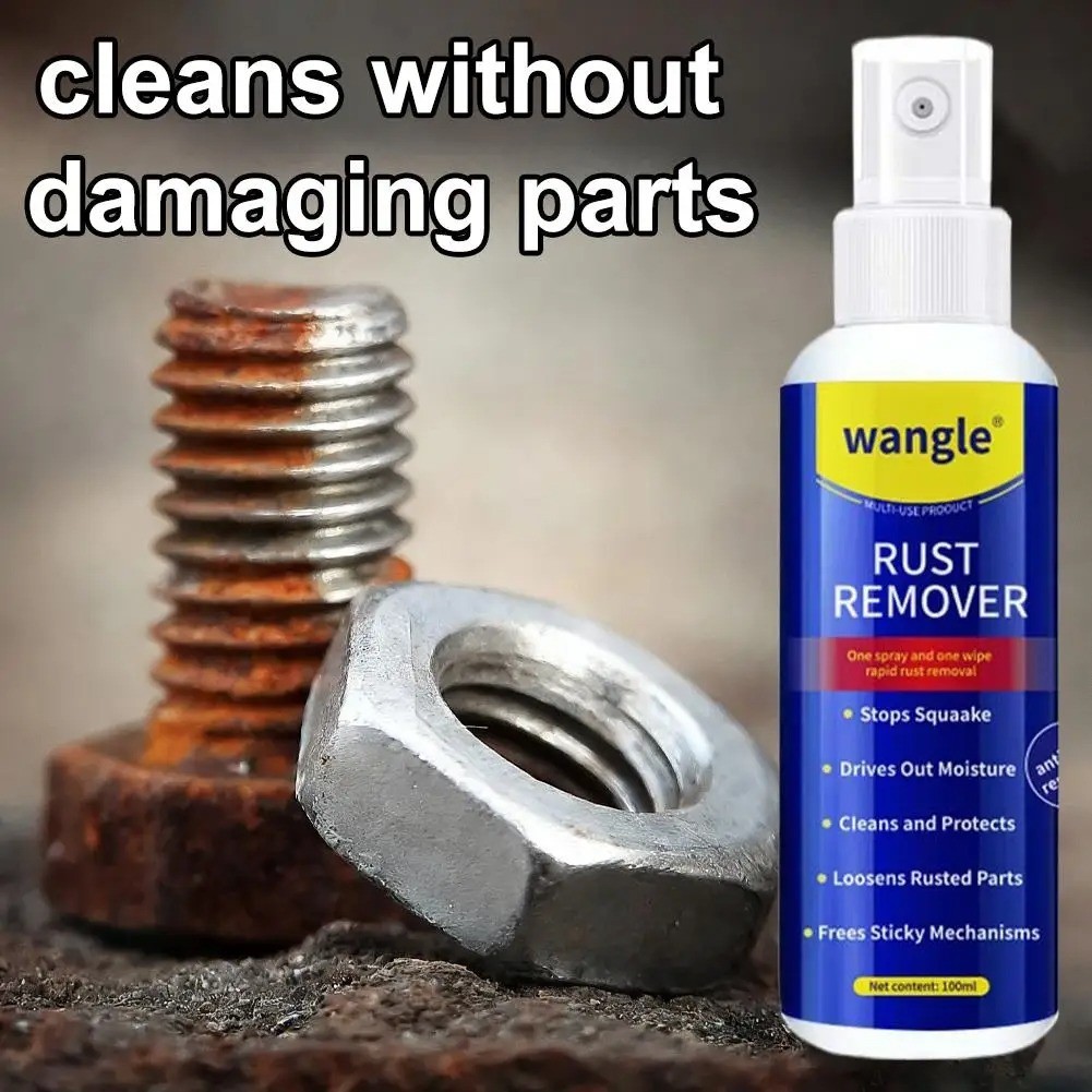 Wangle Rust Remover, Anti-Rust Lubricant Spray & Rust Remover Easy Application