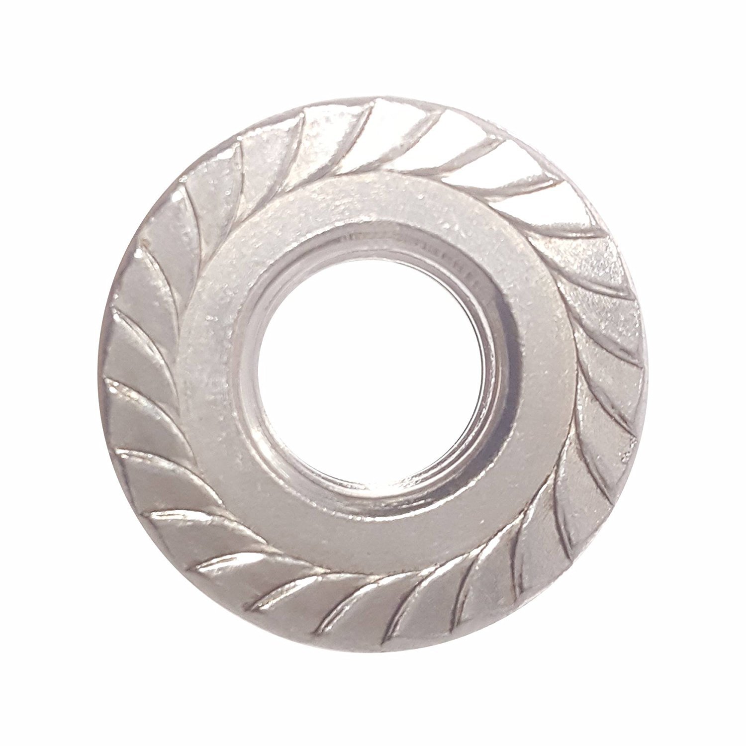 Flange Nuts Stainless Steel, Serrated Base for Locking All Sizes Available