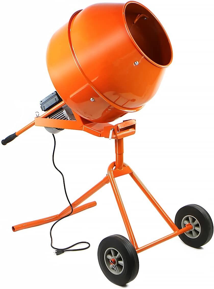 8 CU FT Portable Cement Concrete Mortar Mixer