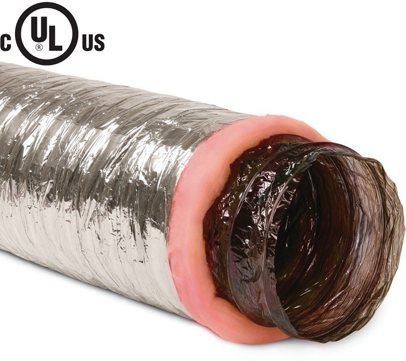 IMPERIAL 6.0-in x 25.0-ft Polyester Insulated Flexible Duct 6.0 – R