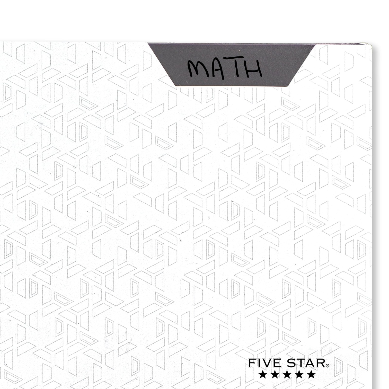 Five Star 2-Pocket Folder, Plastic Folder with 1 Count (Pack of 1), White
