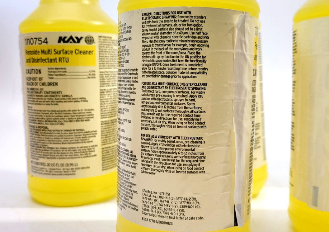Open-box 5 Kay Peroxide Multi Surface Cleaner & Disinfectant RTU 32fl oz 1110754