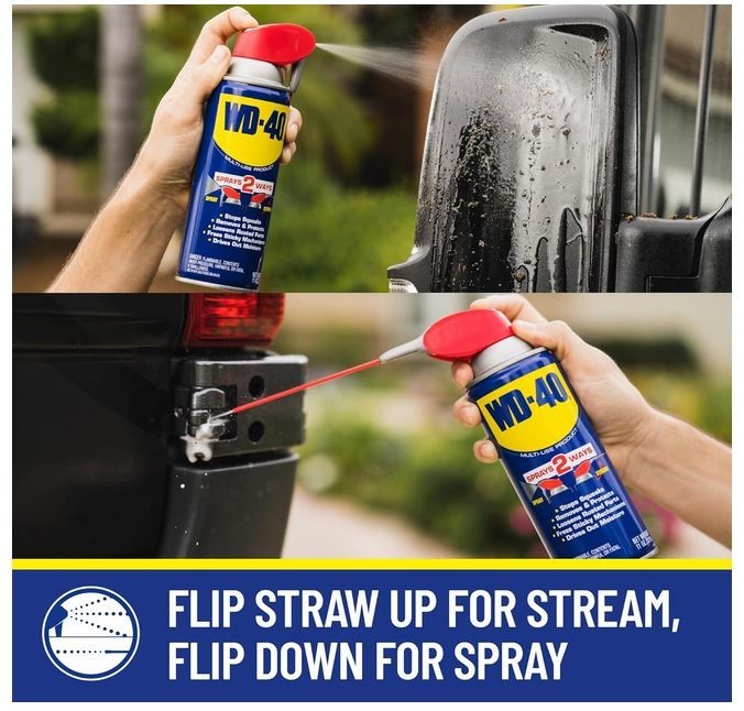WD-40 Original Formula, Multi-Use Product with Smart Straw Sprays 2 Ways,6-Pack
