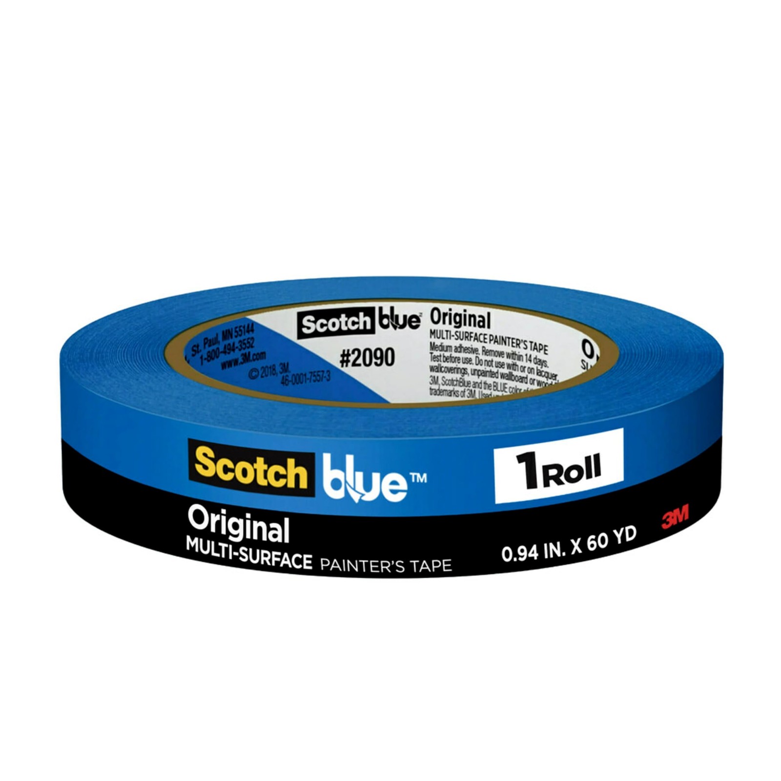 ScotchBlue Original Multi Surface Painters Tape 1 Inch Wide (0.94 in x 60 Yds) 1