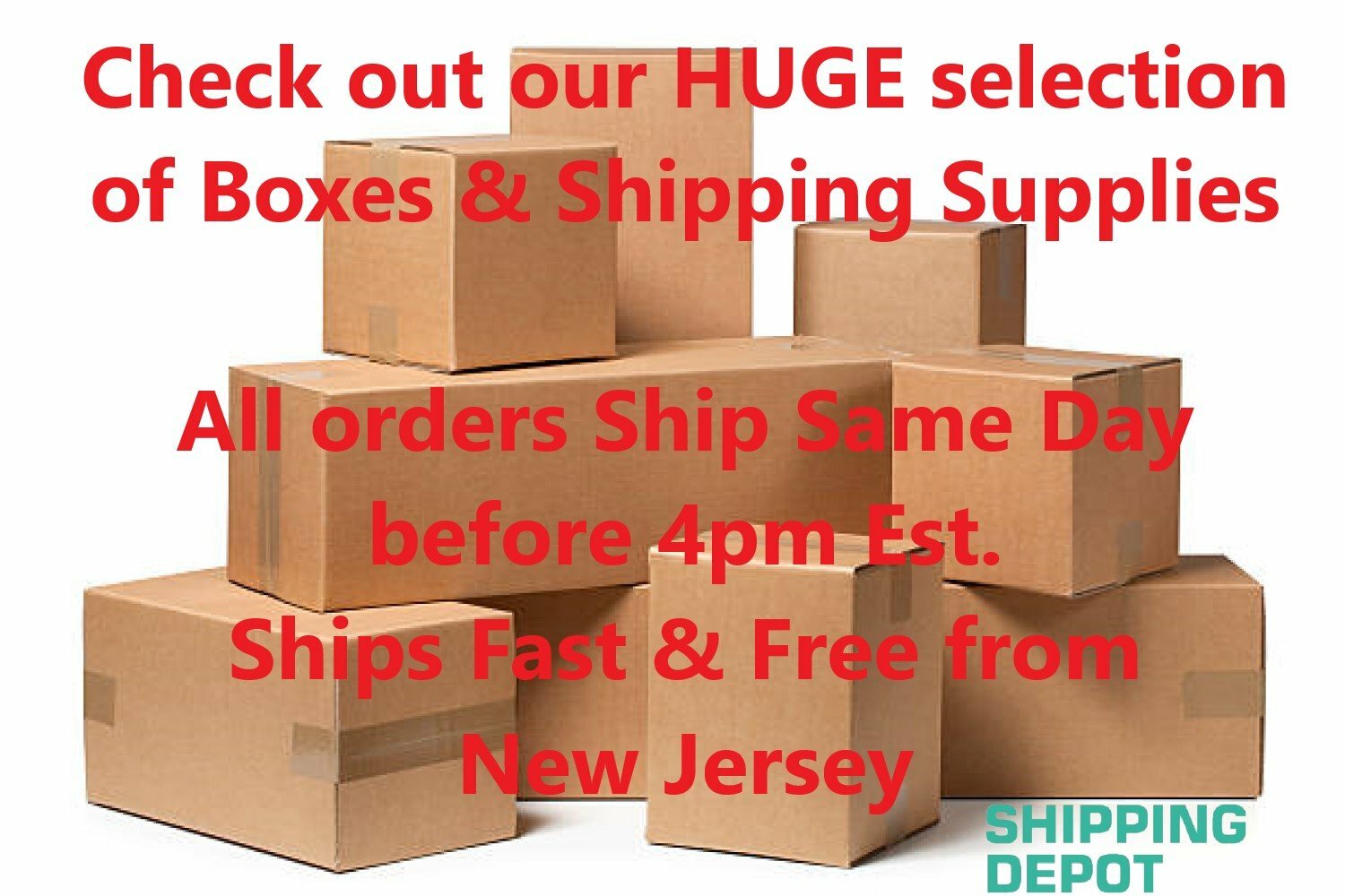 Shipping Boxes ~ Many Sizes Available! Mailing Moving Packing Storage! Small Big