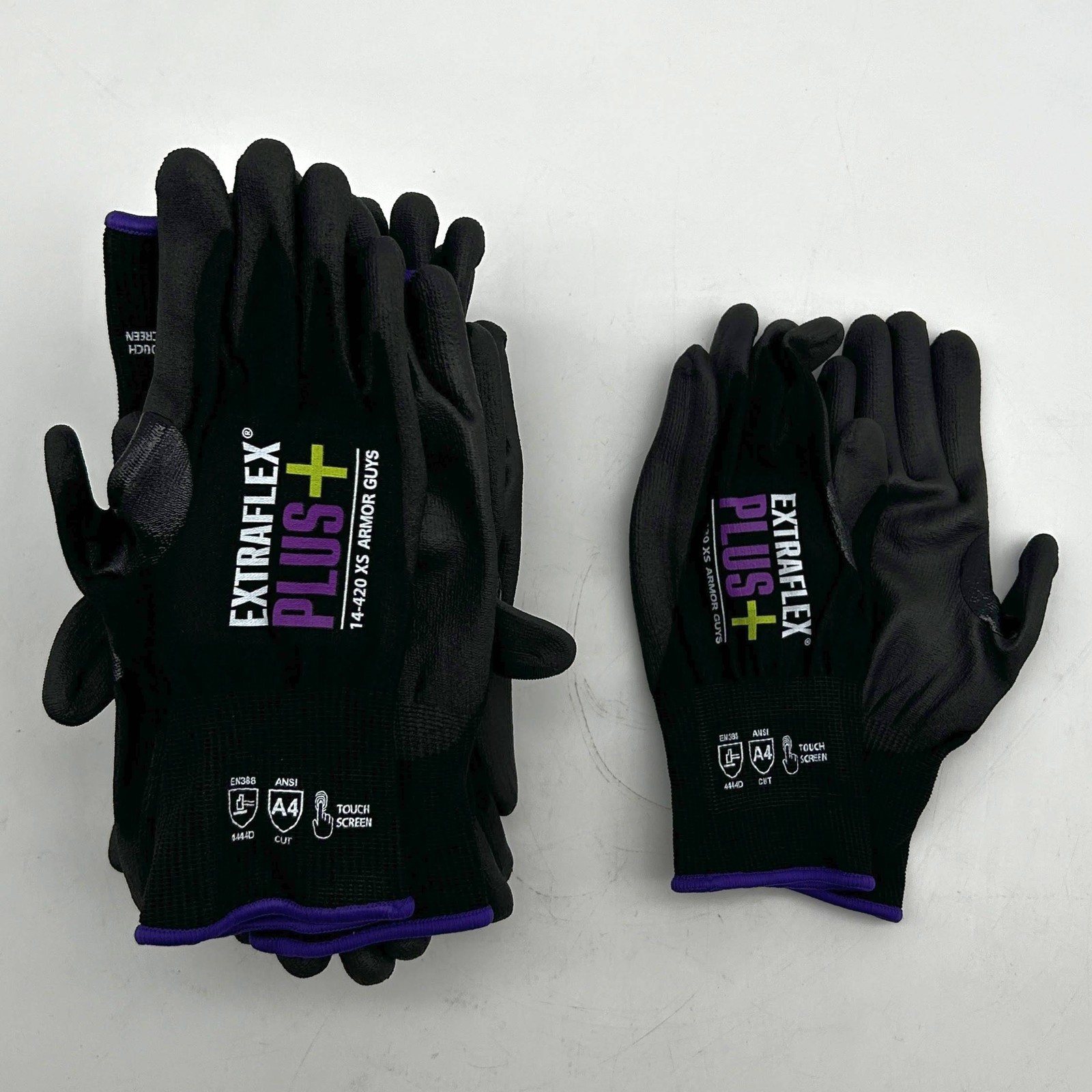 Armor Guys 14-420 Cut Resistant Glove Sz XS Extra Small 18GA Extraflex+ 9 Pairs