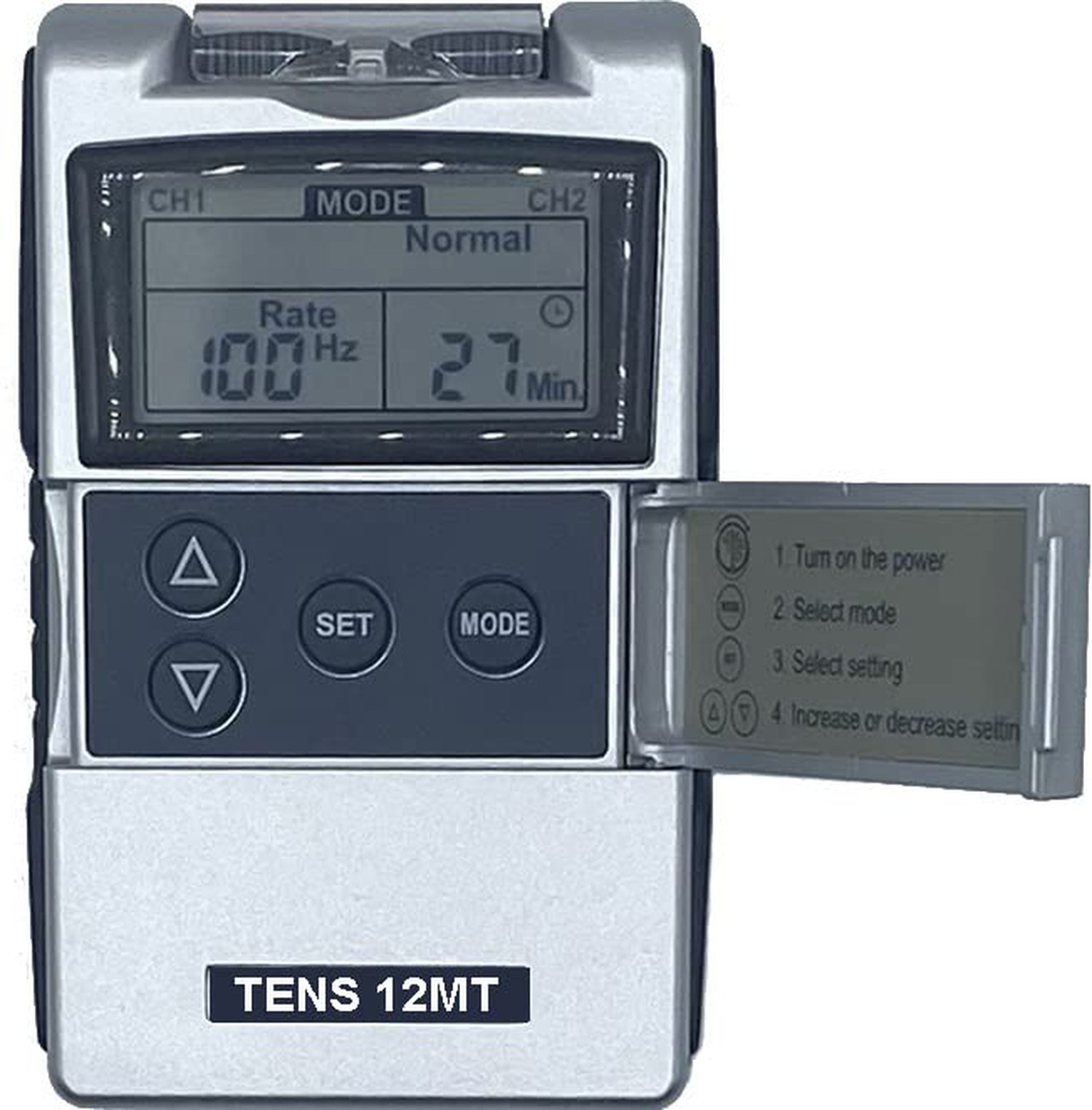 Therapist’s Choice Digital TENS Unit with Accessories – TENS Unit Muscle Stim…