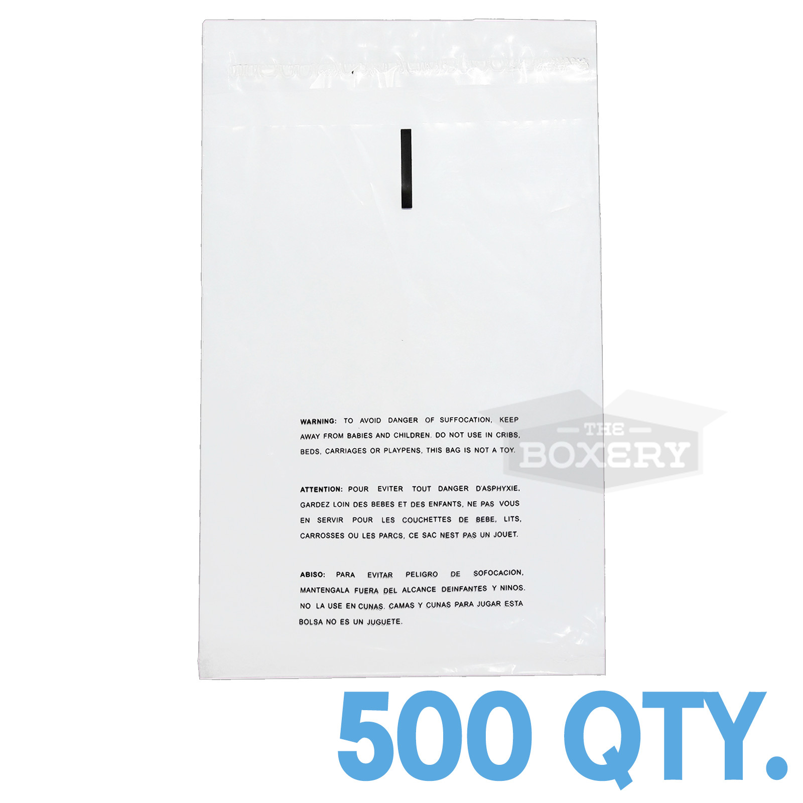 500 9×12 Self Seal Suffocation Warning Clear Poly Bags 1.5 mil Free Shipping