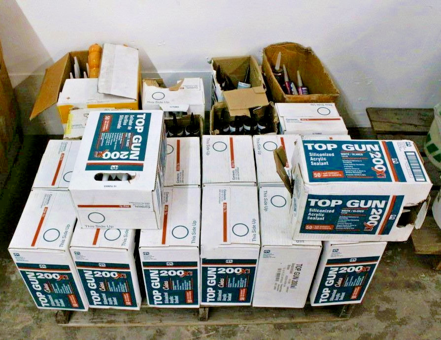 1 BOX 12 tubes Top Gun 200 Sealant All-Purpose Sealant for Both Indoor & Outdoor