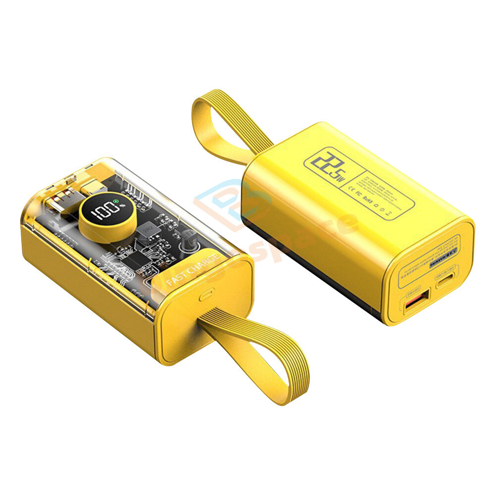 DIY Kits Power Bank Box PD 22.5W Portable 18650 USB Power Bank Case 10000mAh USA
