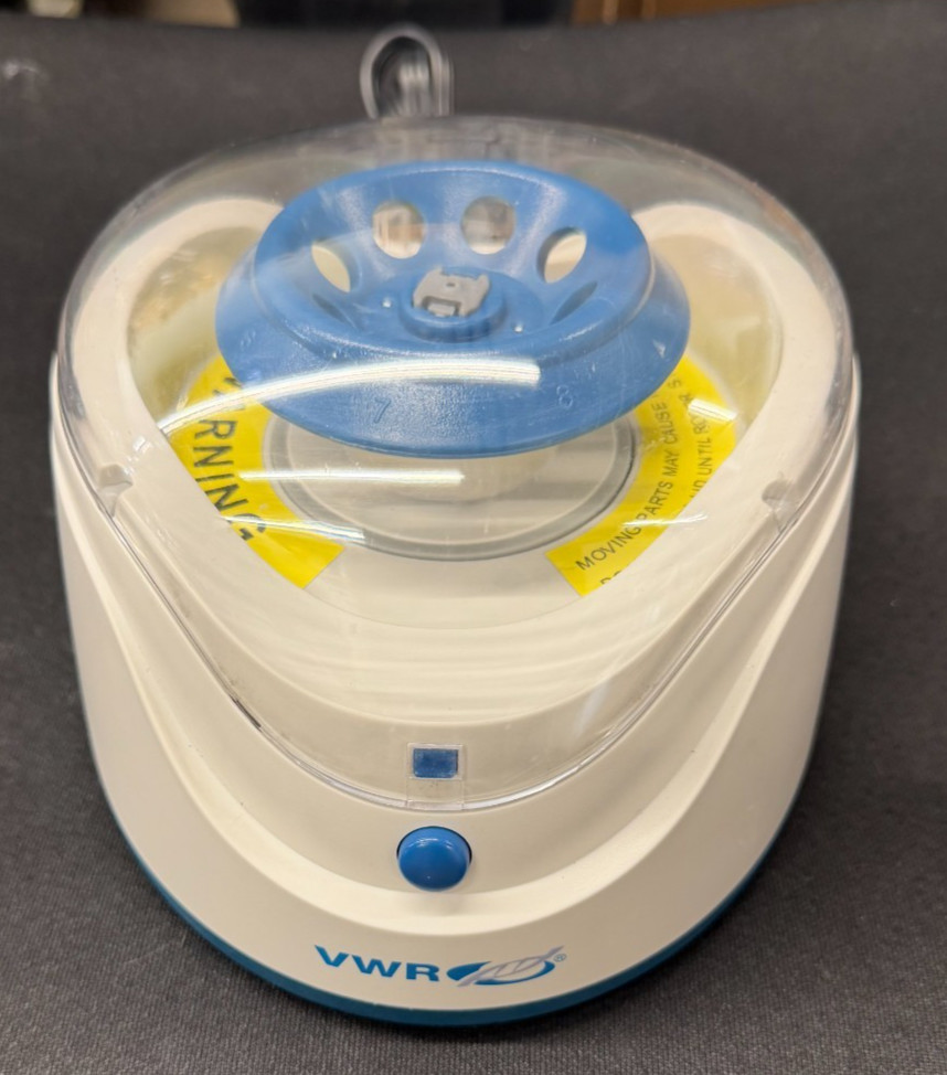 VWR Mini Centrifuge C0803 w/ 1.5/2.0 ml Rotor tray-USED-TESTE