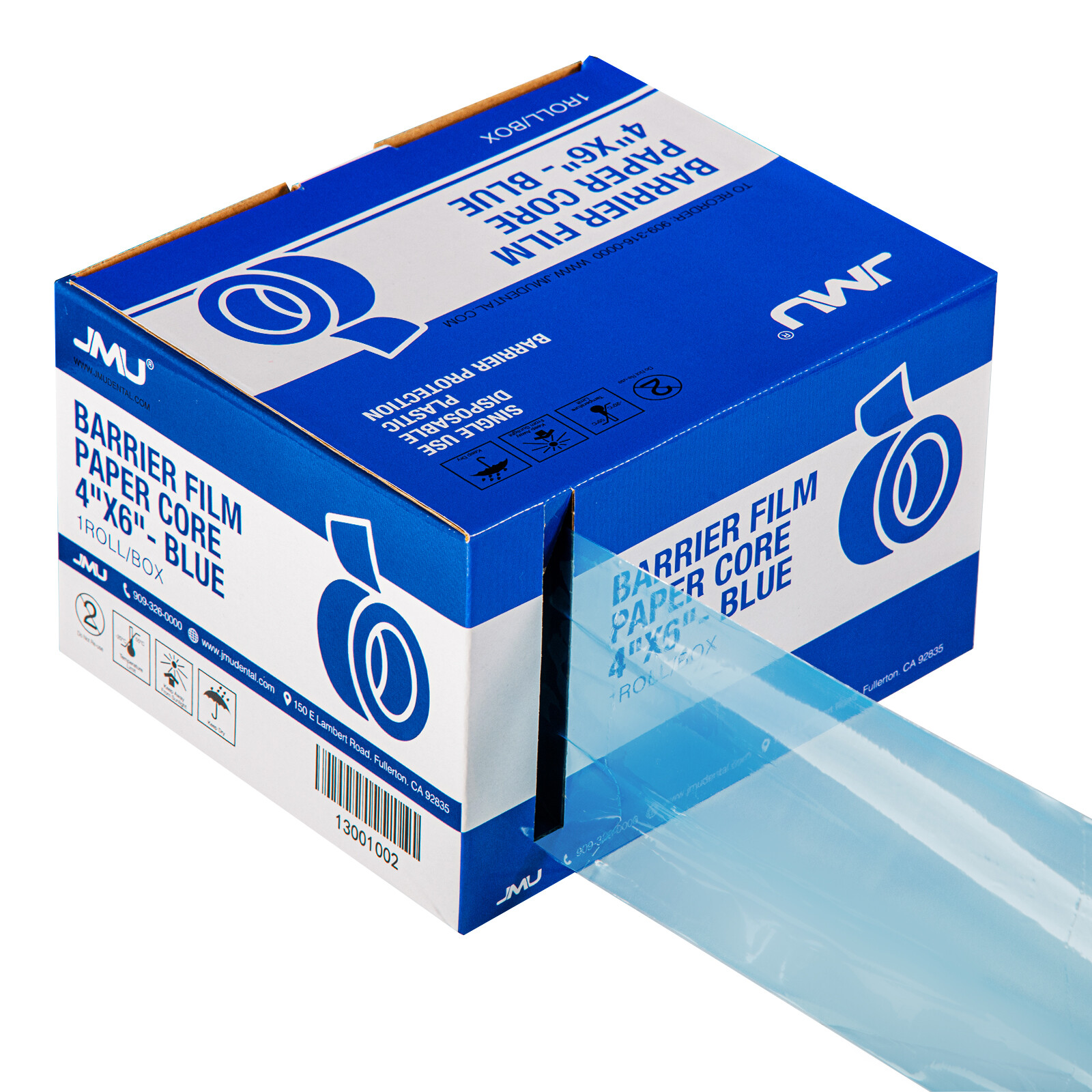 JMU 4″ x 6″ Medical Dental Barrier Film Tattoo Tape Adhesive Roll 1200 Sheets