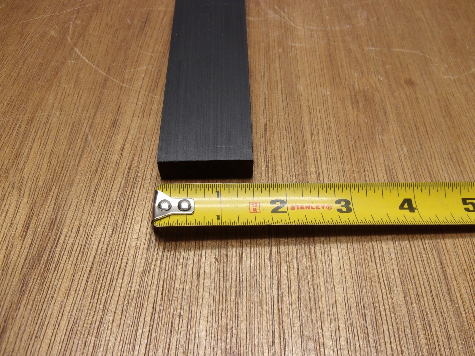 1-1/2″ X 1/2″ X 10″ UHMW PE Tivar Black Flat Bar Plate Stock FDA Compliant