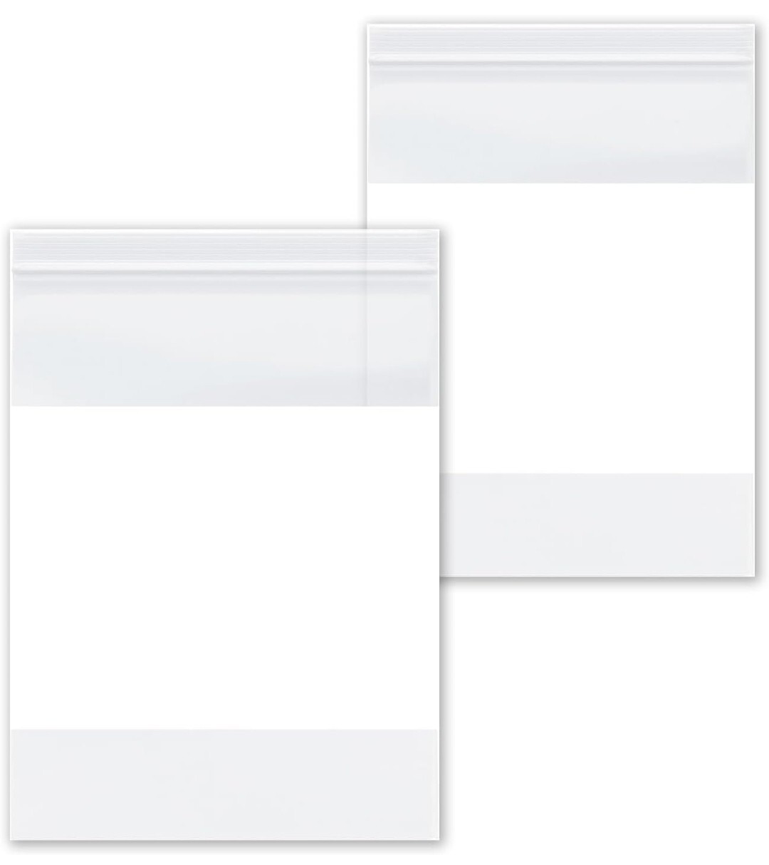 500/PCS White Block 2″x2″ Clear Reclosable Seal Bag Plastic Zip Lock Bags 2Mil