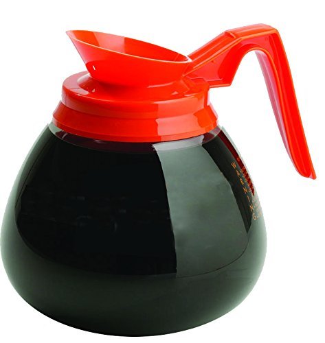 For BUNN Commercial Brewer – 3 Coffee Pots/Decanters/Carafes Black & Orange, NEW