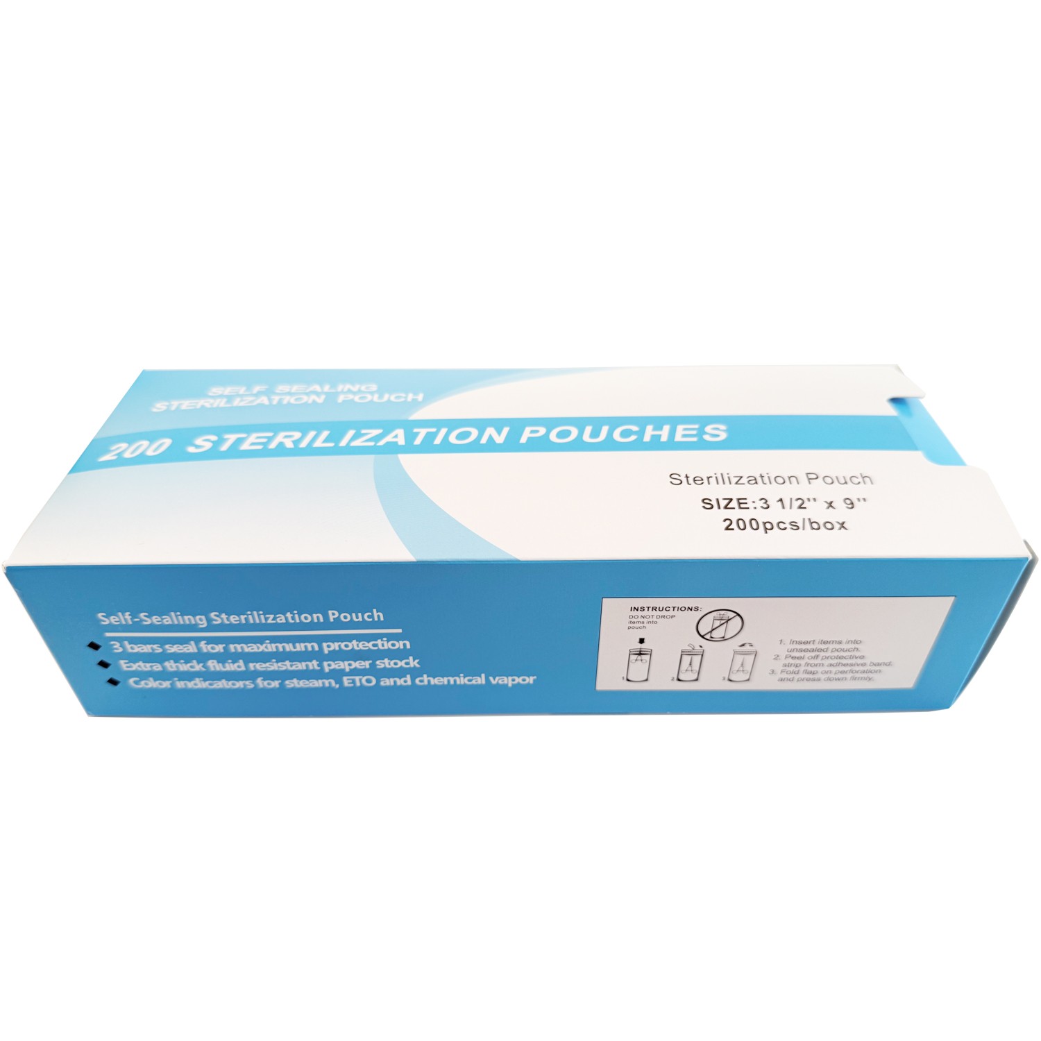 1000/4000x Self Sealing Sterilization Pouches Pouch Autoclave Sterilizer Bags