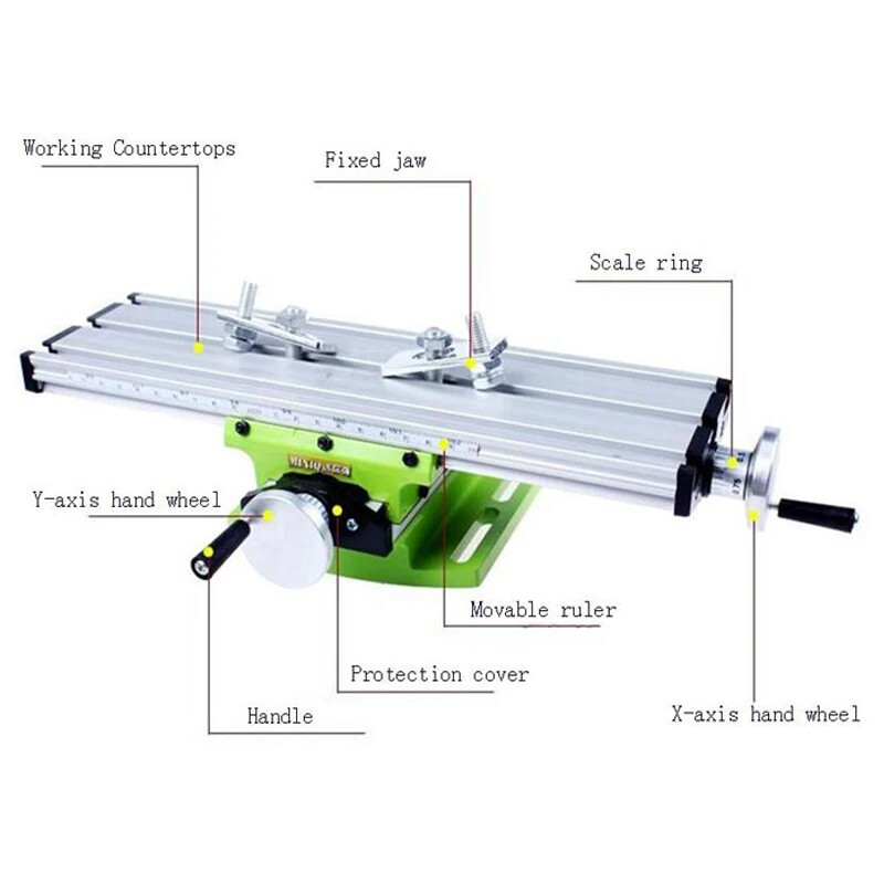 Multifunctional Cross Working Table/slide Table for Drilling Milling Machine