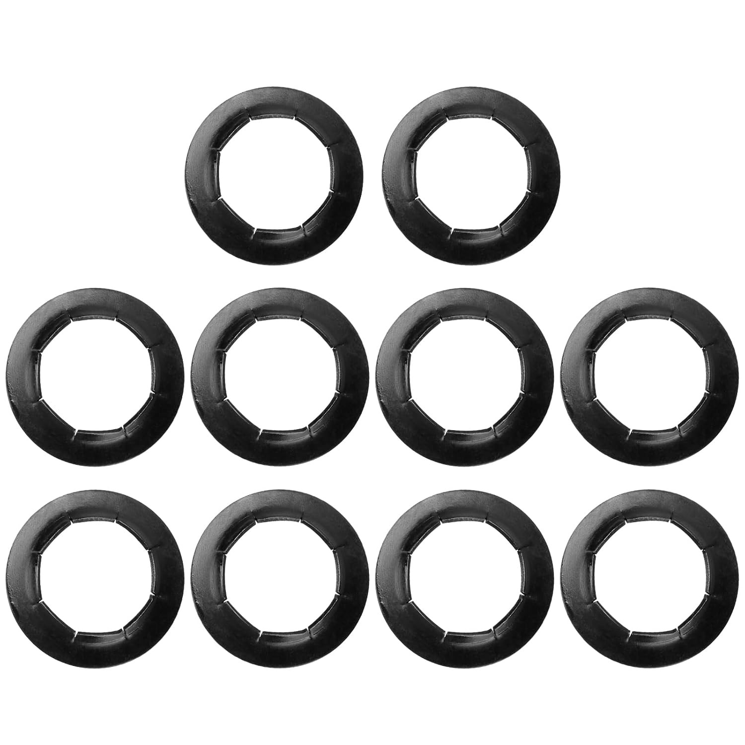 Push Nuts for Dolly Wheel Lock Washers, Hard-To-Find Spring Steel Push-On Pushnu