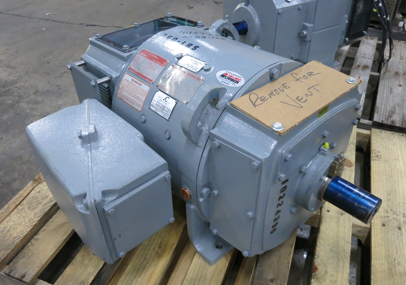 REBUILT GE 60 HP DC Motor CD366AT SPFG-SV 500V 1750/2100 RPM 500 VDC Kinamatic
