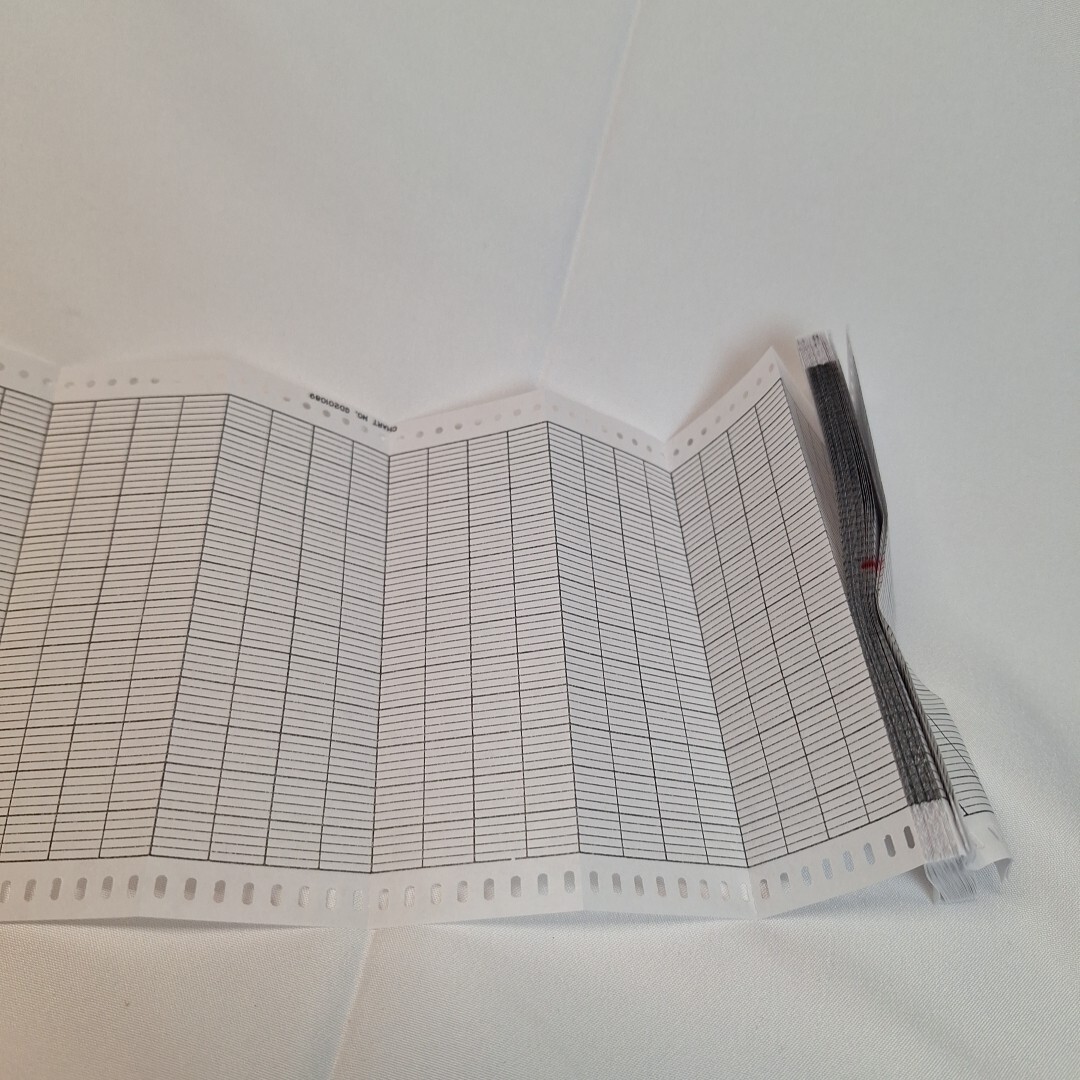 Graphic Controls CLH GD201089 Strip Chart, Roll, Range None, Length 52 Ft
