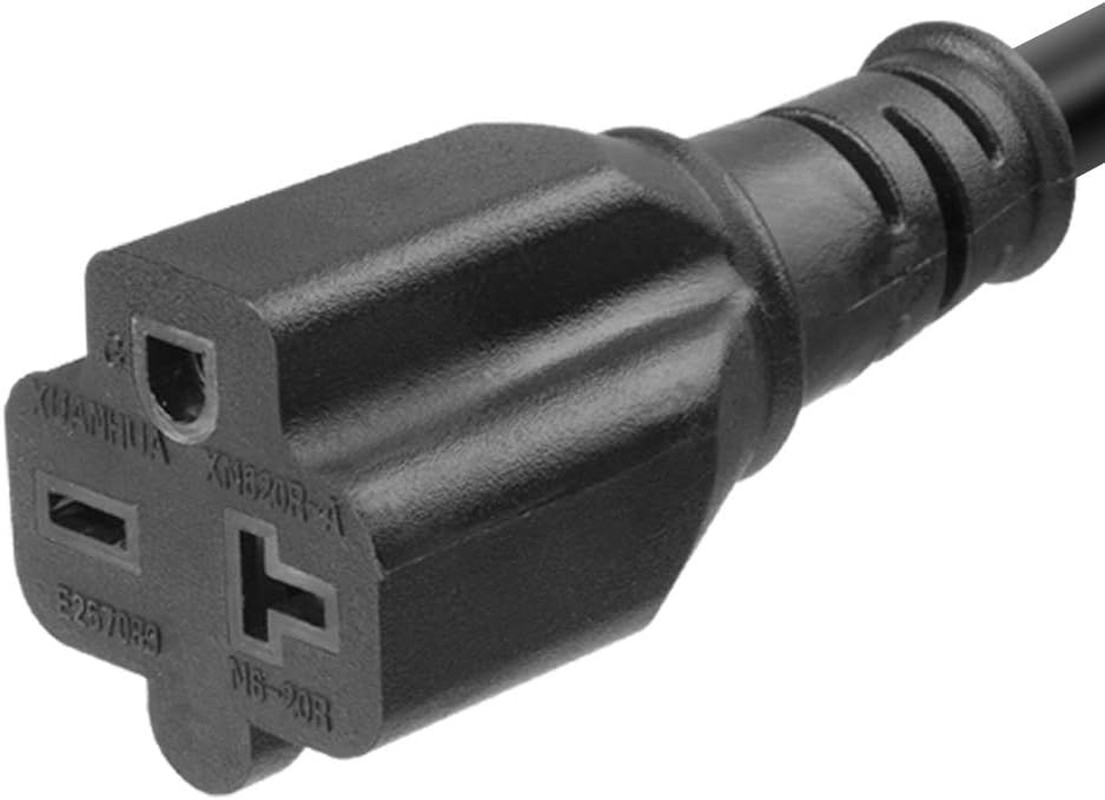 Nema 5-15P to 6-20R Adapter 120V/240V Adaptor Connector 15A Household