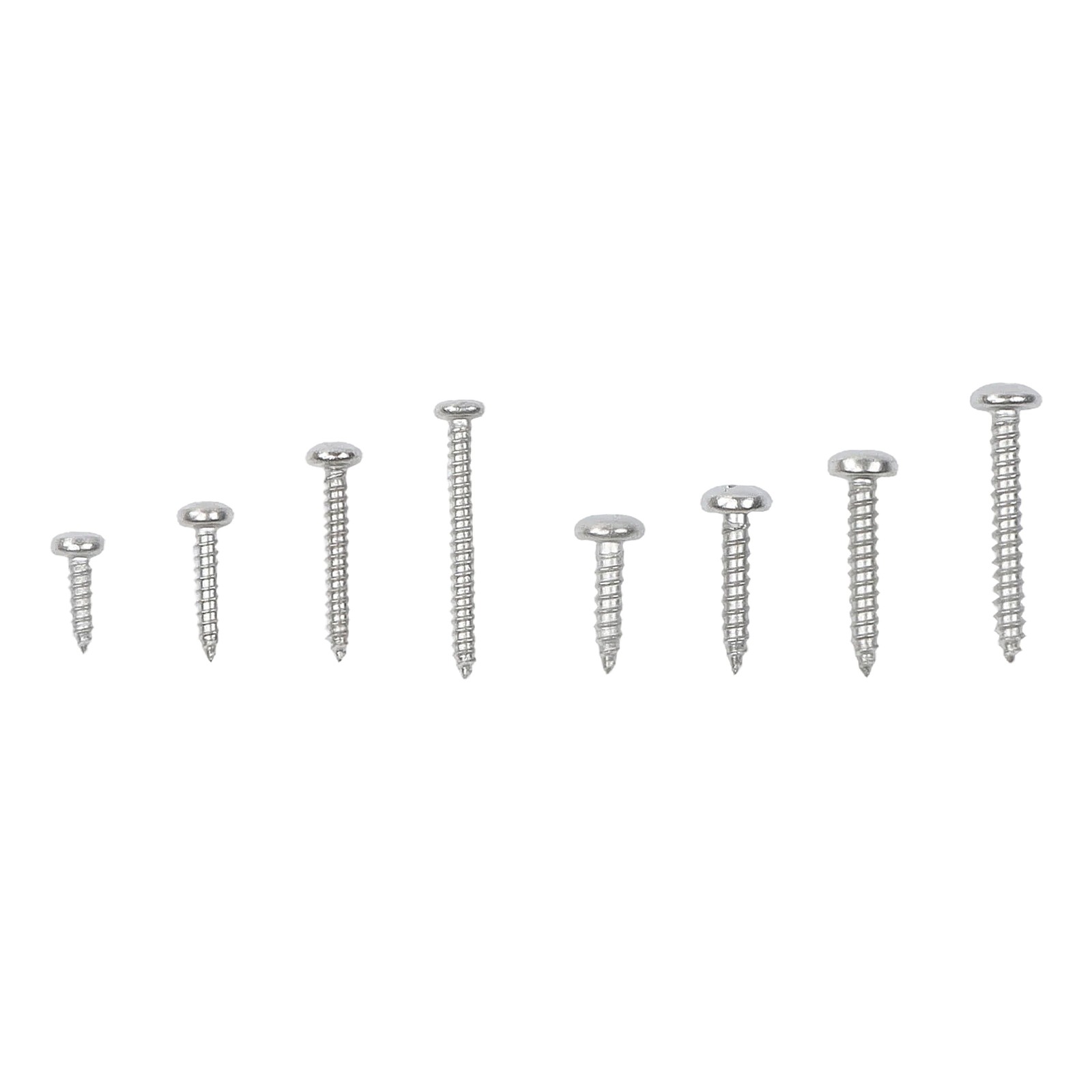 550Pcs 304 Stainless Steel Wood Screws Assortment Kit Phillips #4 #6 #8 #10 #12