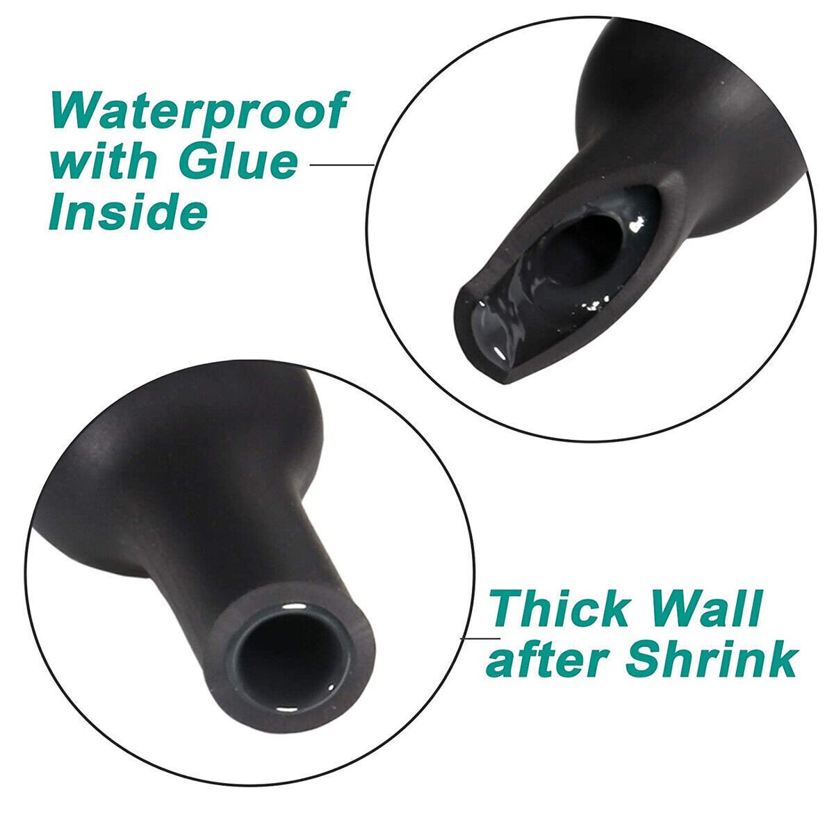 4:1 Waterproof Heat Shrink Tubing Marine Grade Wire Wrap Adhesive Glue Lined
