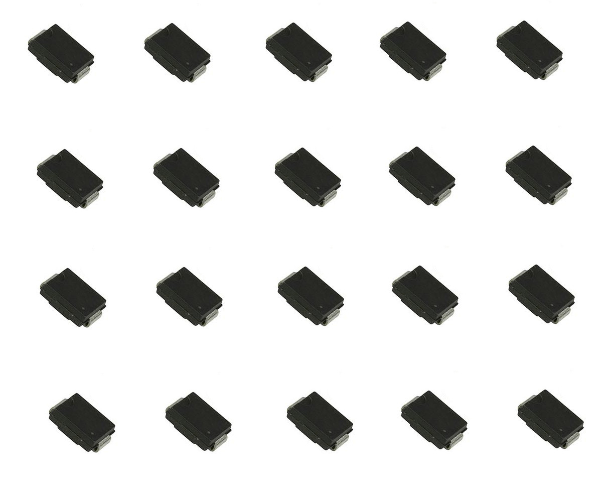 20Pcs Pack Lot SMD Fast Recovery Diode FR107 RS1M 1000V 1A SMA DO214AC Flyback