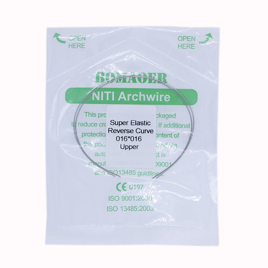 20×Dental Orthodontic Niti Rectangular Arch Wires Reverse Curve 16×16 Upper
