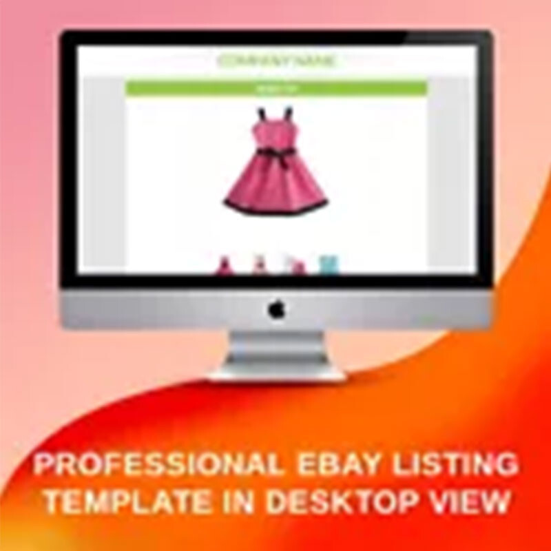 Ebay Listing Template HTML Professional Mobile Responsive Design 2019 Universal