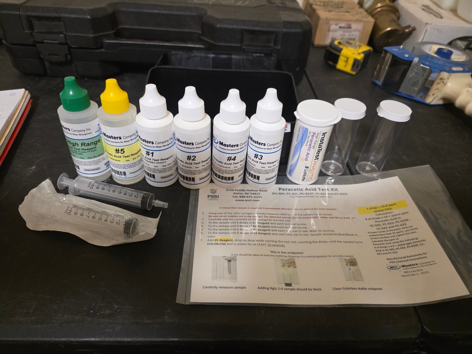 Peracetic Acid Test Kit no 5000 CD-10015-02