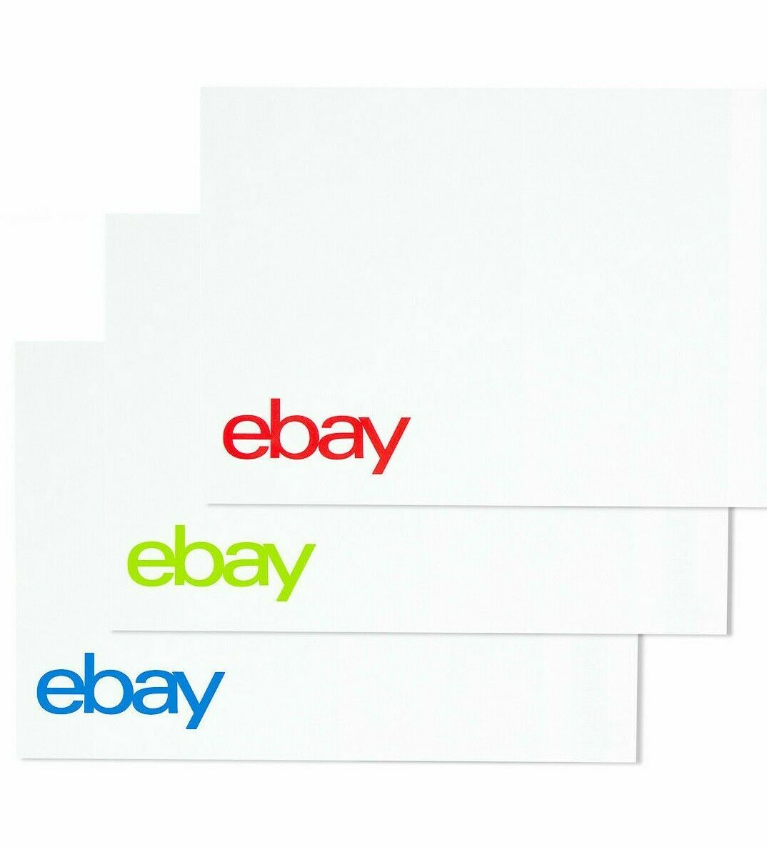 31 NEW eBay-Branded Polymailer Red Green & Blue 10″ x 12.5″ (No Padding