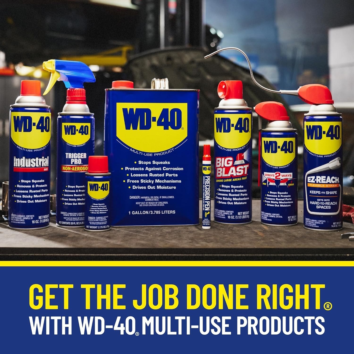 WD-40 Original Formula, Multi-Use Product, One Gallon