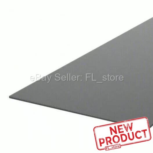 2 PACK Black Plastic Sheets High Density Polyethylene 1/8″ x 24″ L X 12″ W HDPE