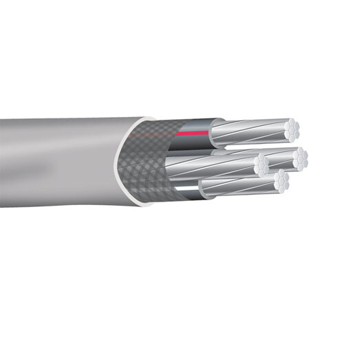 4/0-4/0-4/0-2/0 Aluminum SER Service Entrance Cable 600V Lengths 25′ to 1000′