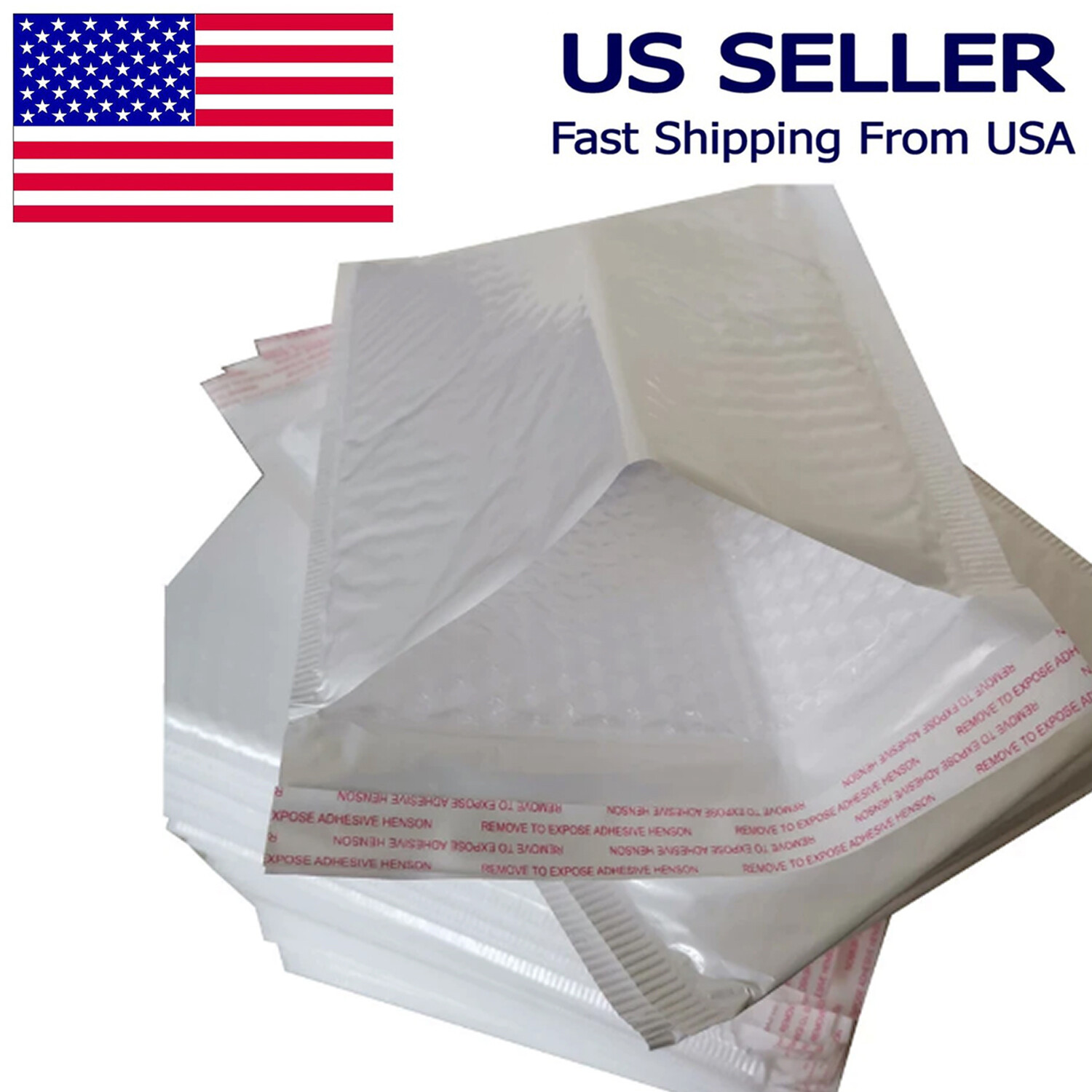 6″ x 9″ Poly Self Seal Bubble Mailer Padded Envelope #0 100,250, 500,1000