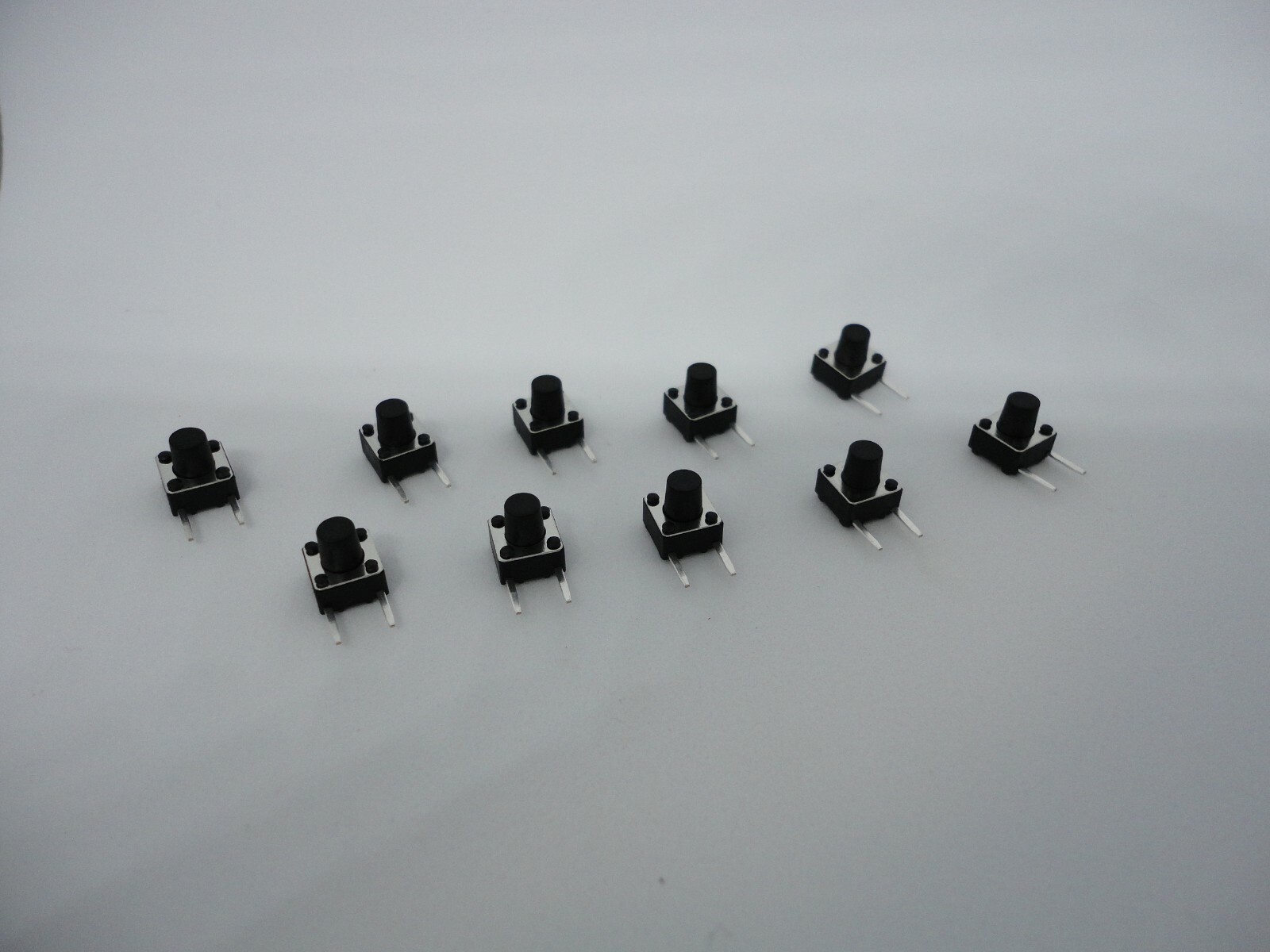 10 Pcs Pack Lot 6x6x7mm Momentary Push Micro Button Tactile Switch Side 2 Pins