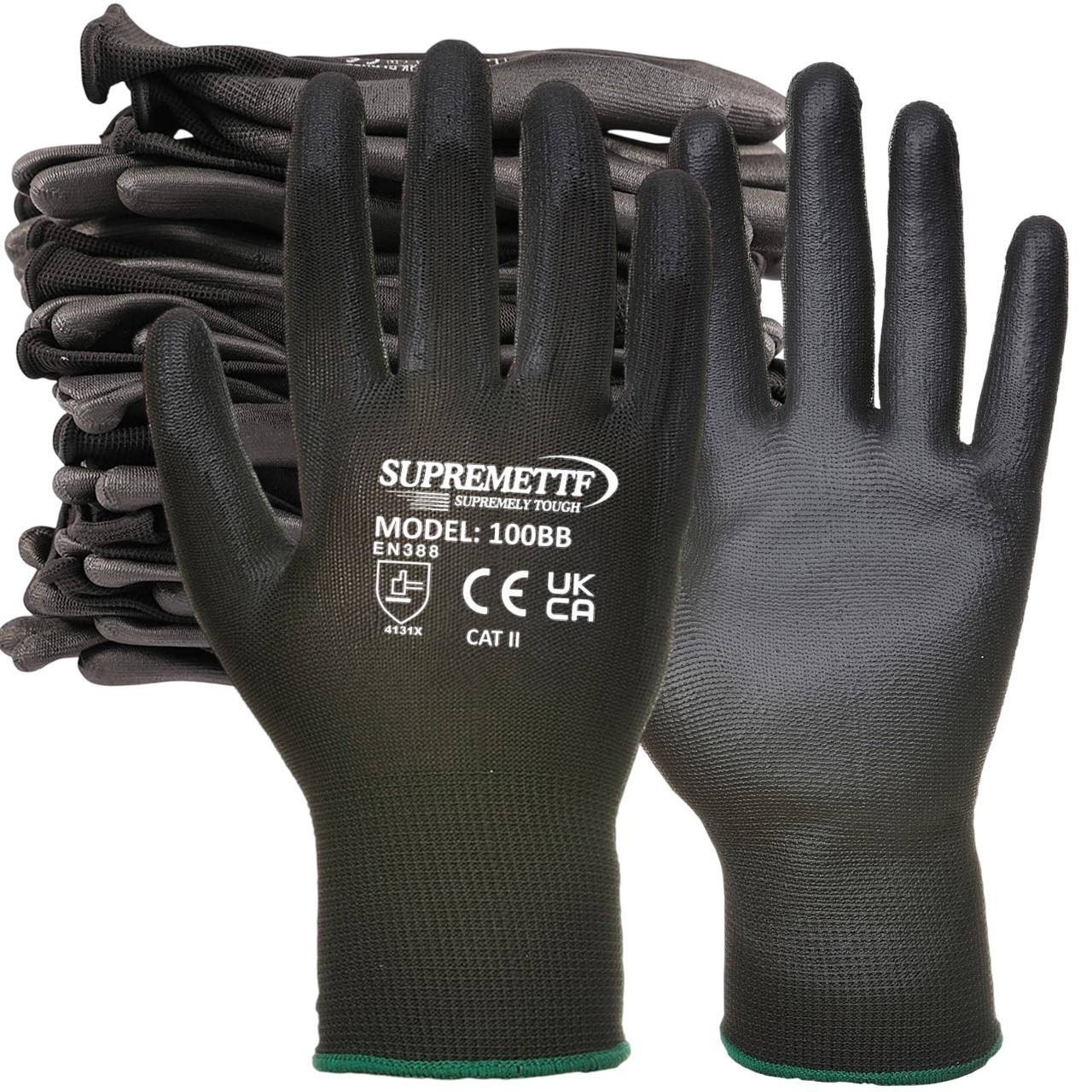 240 PAIRS PU COATED SAFETY WORK GLOVES GLOVE GARDEN GRIP MENS BUILDERS GARDENING