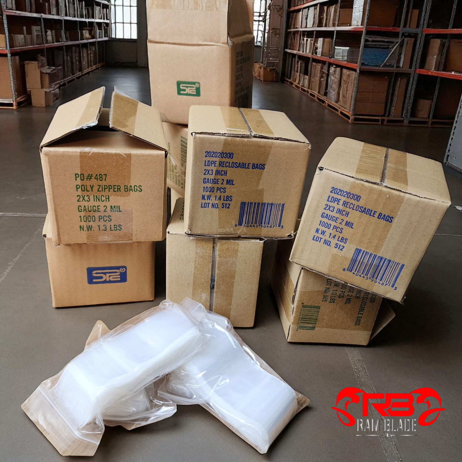 All Size Clear Reclosable Seal Bag Plastic Poly Zip Lock Bags Zipper Baggie 2Mil