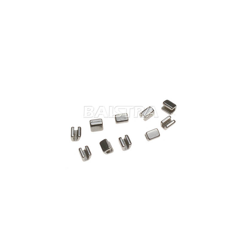 Ganchos crimpables para ortodoncia dental Bloqueo de parada/Corto/Largo/Cruz