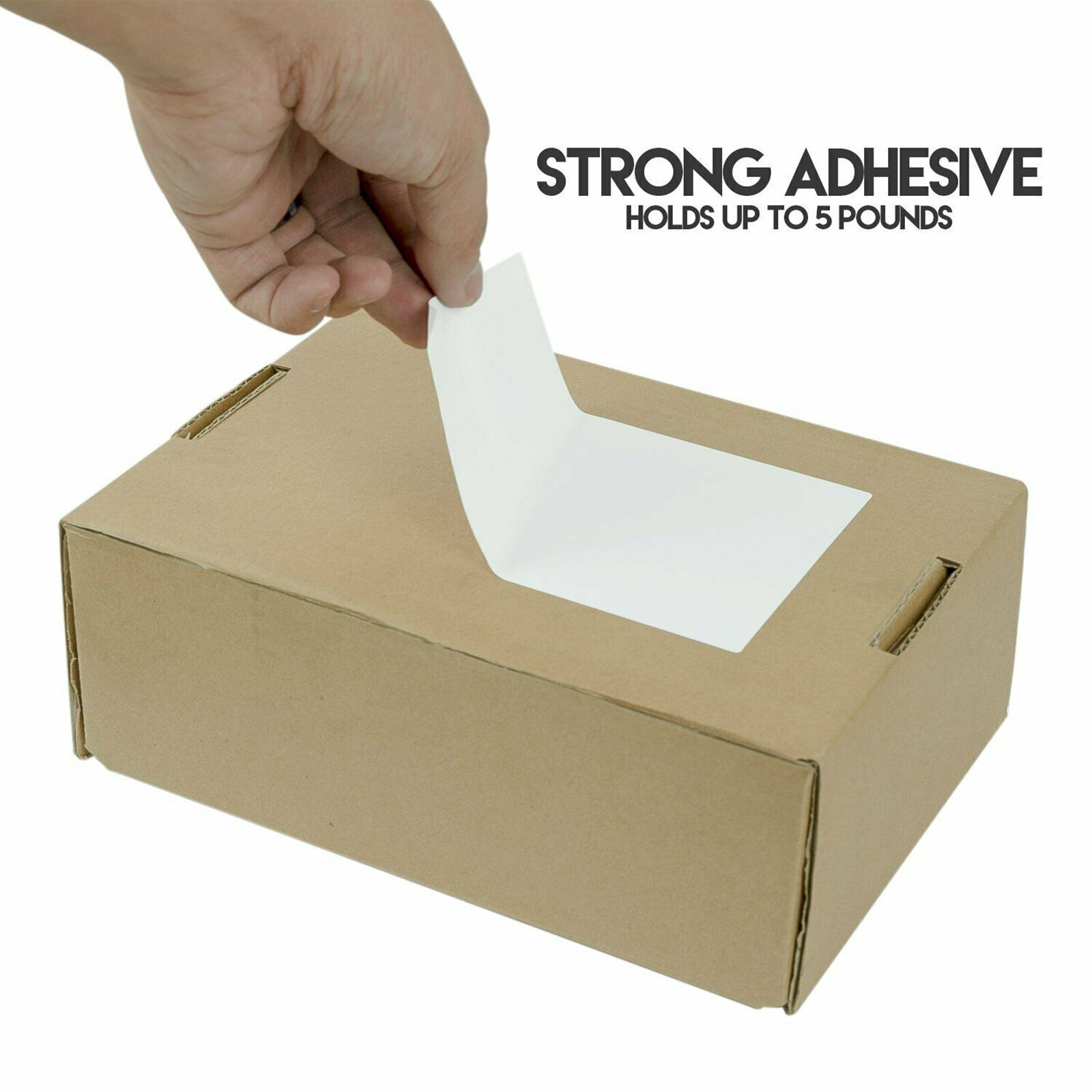 50-1000 Shipping Labels Half Sheets Blank 8.5″ x 5.5″ Self Adhesive 2 Per Sheet